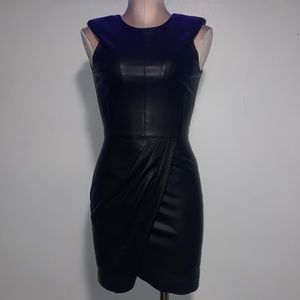 Zara Faux Leather Dress